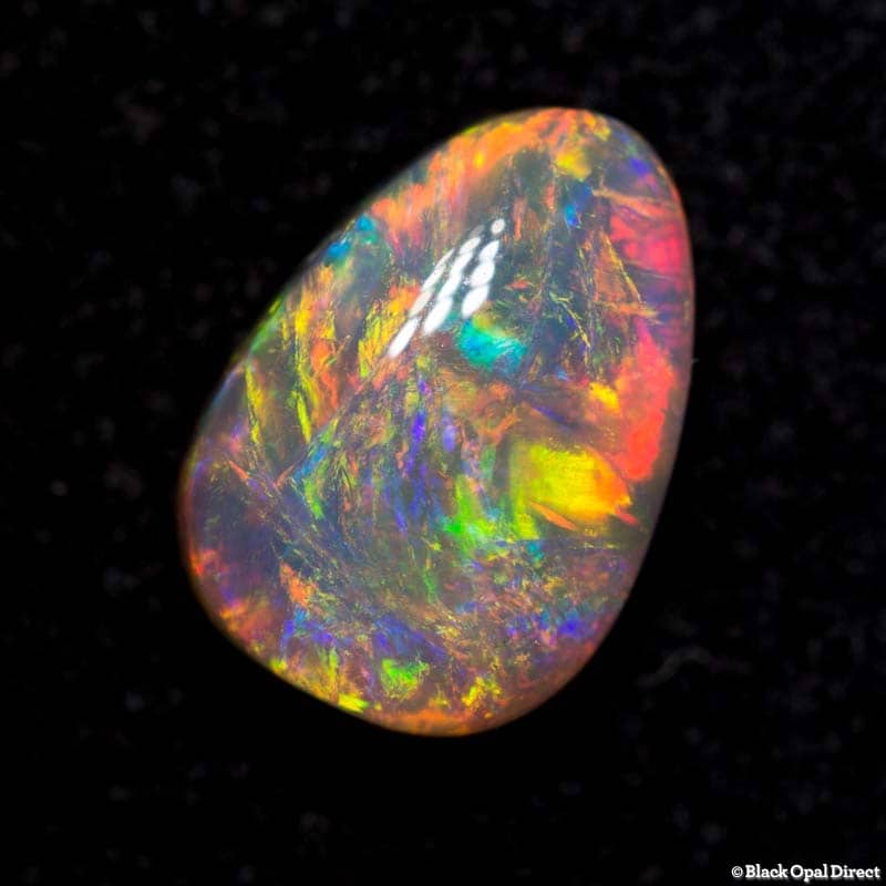2.24 ct drop shaped gem crystal opal 10x7x4.5mm