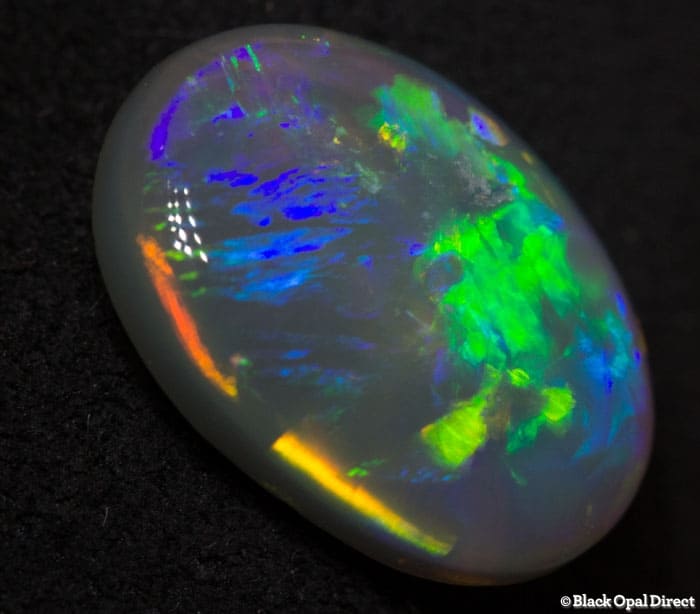 2.24 ct semi black opal 12x8.5x3.5mm