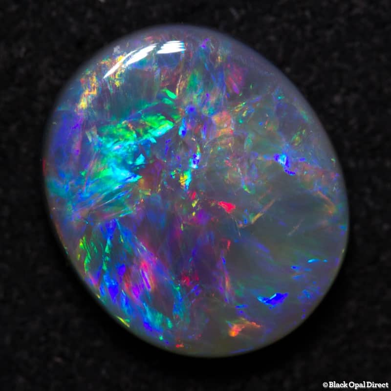 2.26 ct semi black opal 11x10x3mm saved for David C