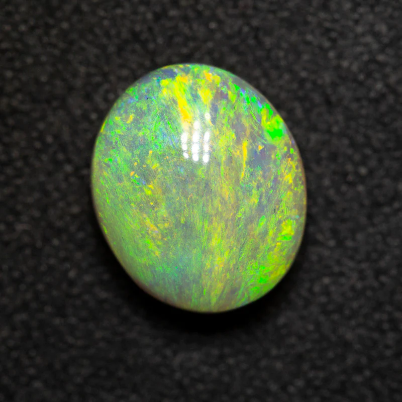 2.28 ct dark opal 9.2x7.8x5mm
