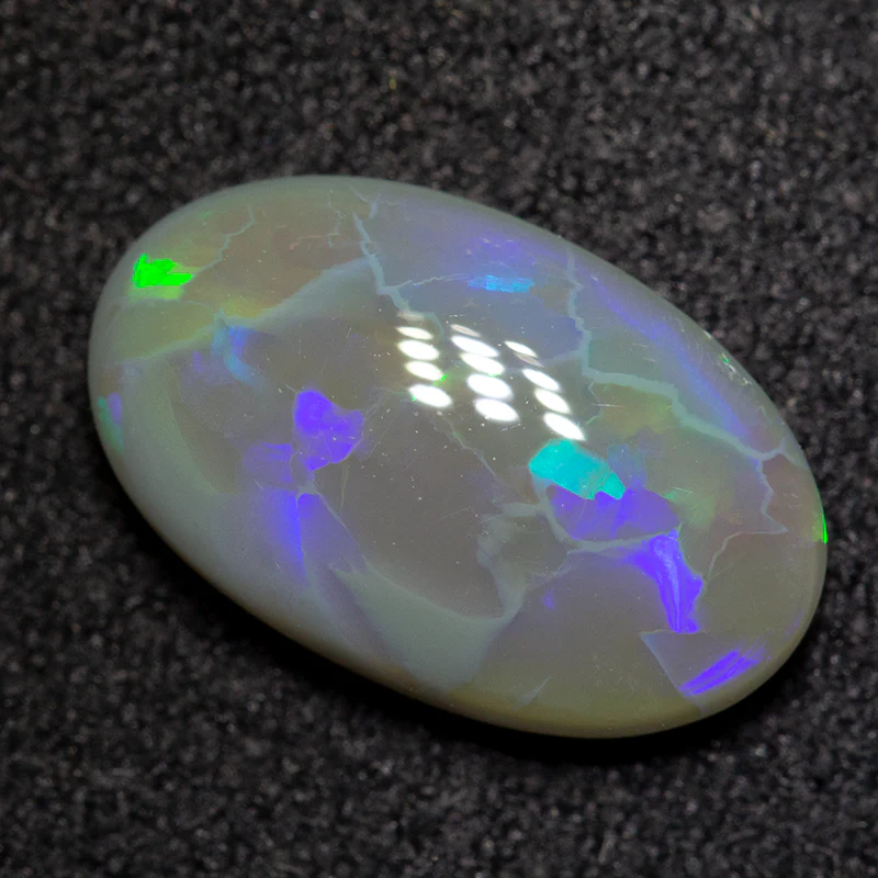 2.29 ct dark opal 12.7x7.9x3.5mm