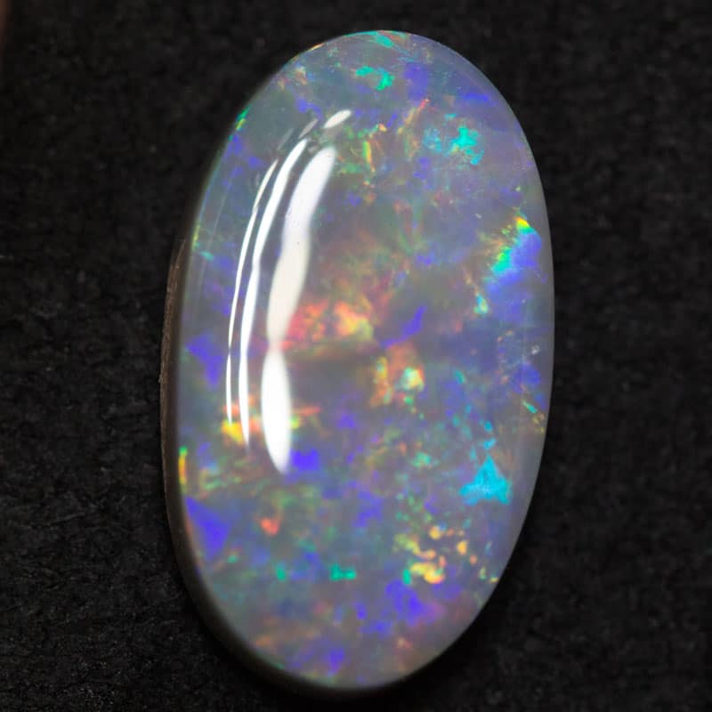 2.30 ct dark opal 12.9x7.5x3.2mm