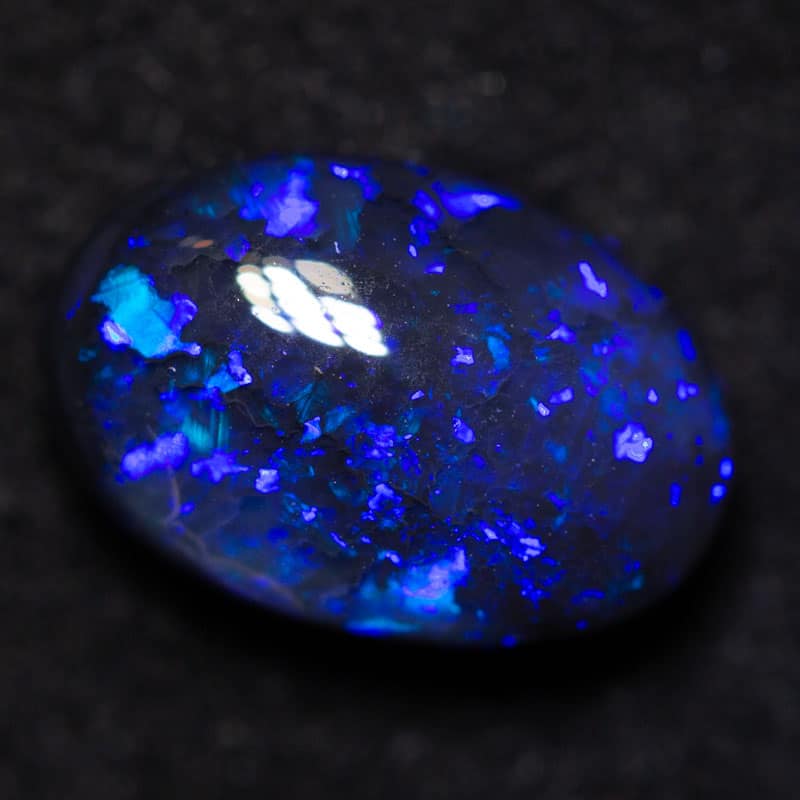 2.31 ct black opal 10.5x7x5mm