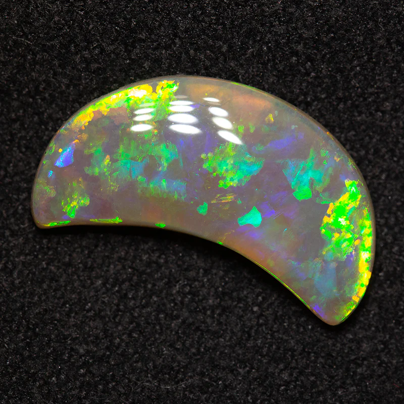 2.31 ct dark opal 15.1x8.1x3mm
