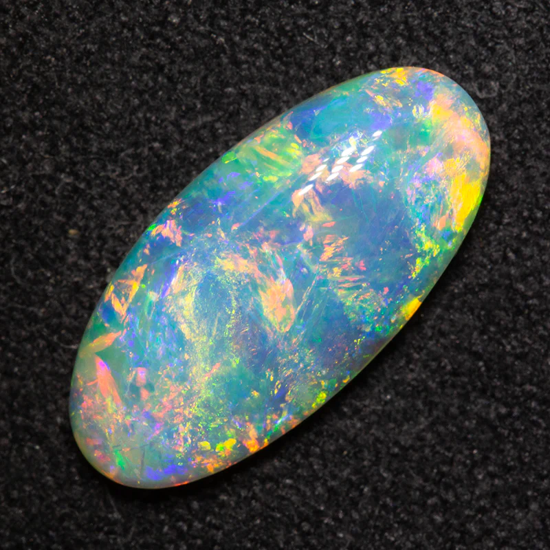 2.31 ct double-sided crystal opal 14.6x7x3.6mm