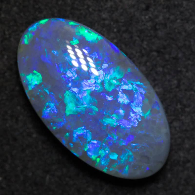 2.32 ct black opal 13.1x7.2x3.5mm