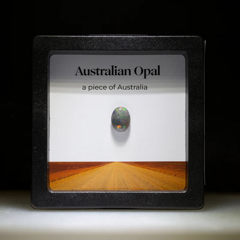 2.33 ct black opal treasure box