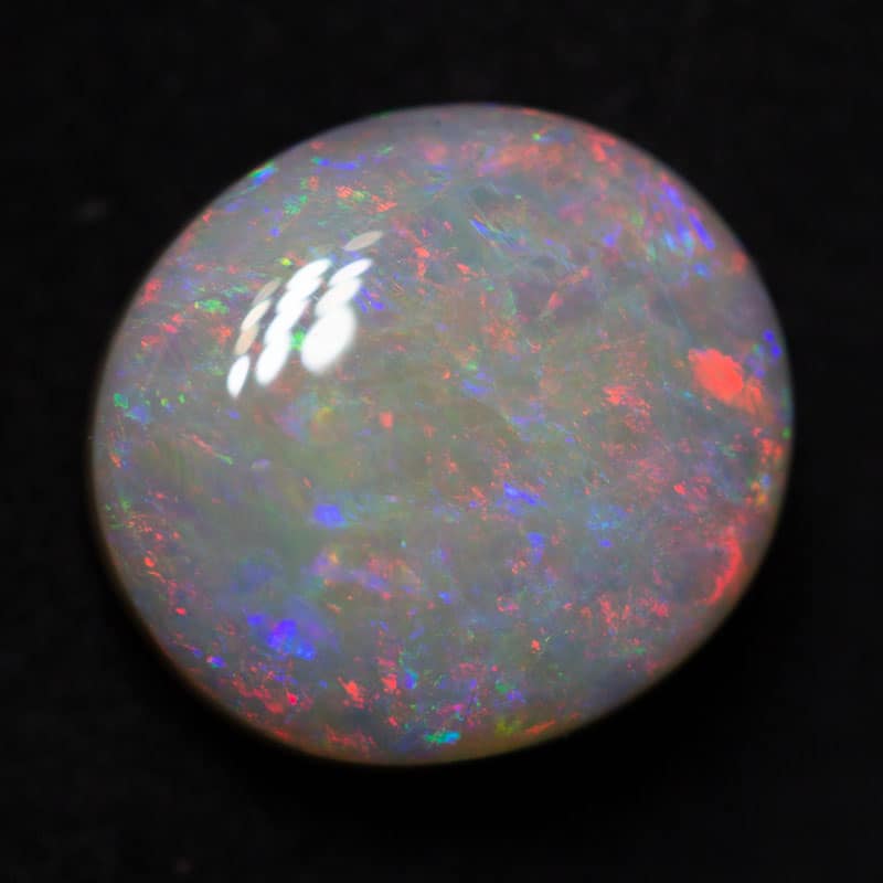 2.33 ct white opal 9.9x9.1x4mm