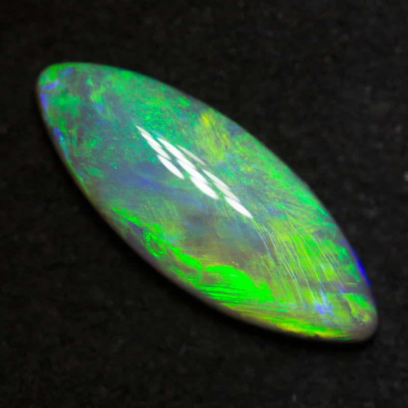 2.34 ct dark opal 16.6x6.4x3.5mm