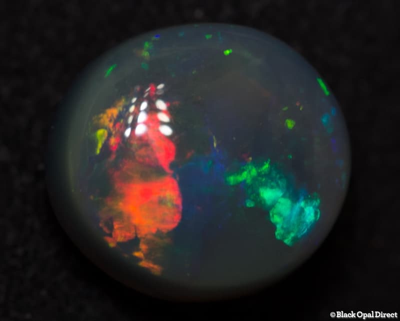 2.36ct semi black opal 9x8x5mm