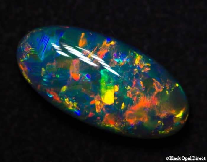 2.37 ct gem black opal 13x6x4mm