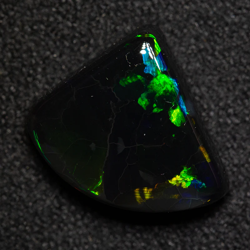2.38 ct black opal 11.7x9.8x3.7mm