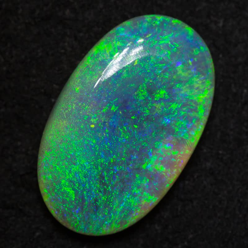 2.39 ct dark opal 13.4x8.2x3.4mm