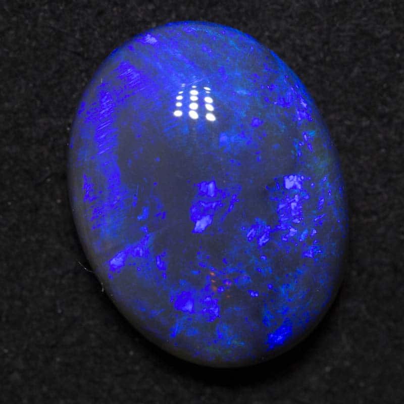 2.40 ct black opal 10.8x8.3x4.3mm