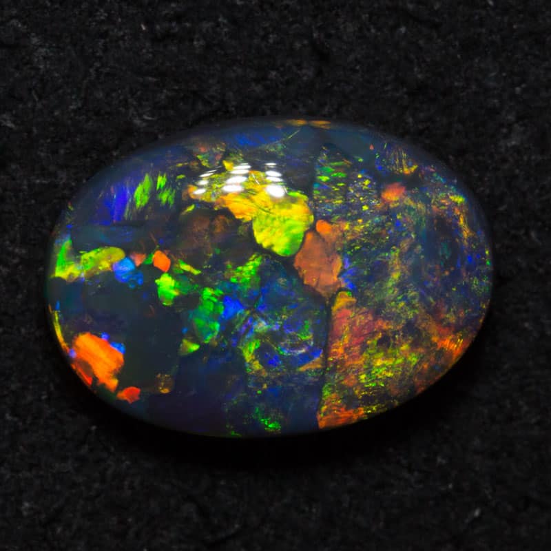 2.40 ct black opal 11.8x8x4.1mm