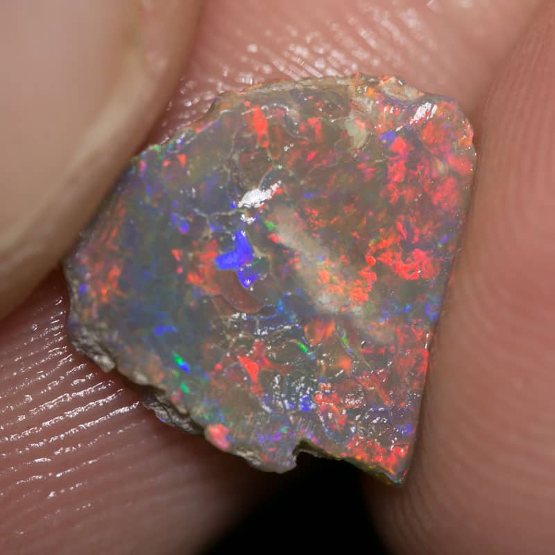 2.41 ct rough opal piece 13mm across