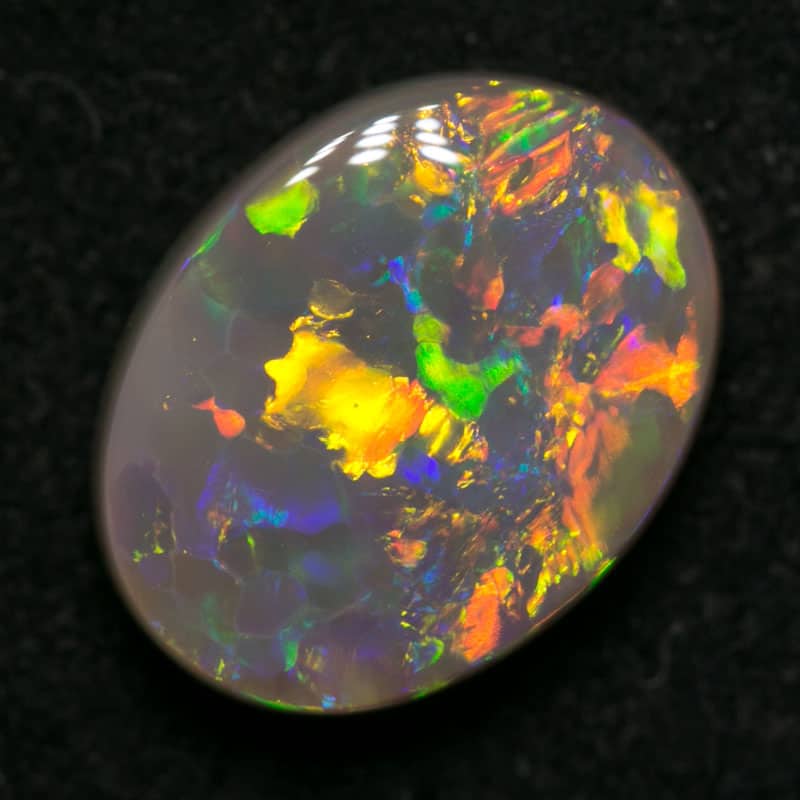 2.43 ct dark opal 10.5x8x4mm