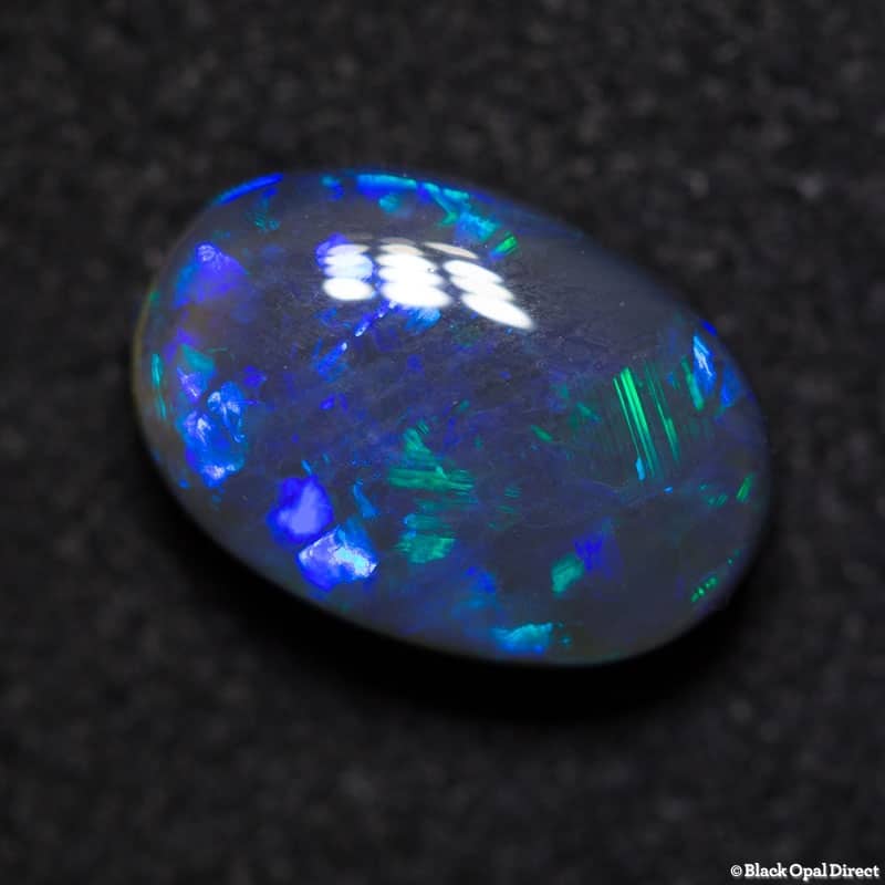 2.45 ct black opal 11x7x4.5mm