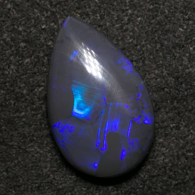 2.45 ct black opal 13x8x4mm