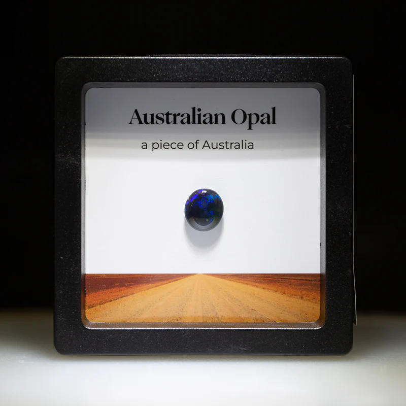 2.45 ct black opal treasure box