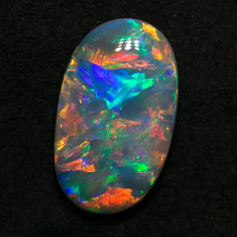2.45 ct gem crystal opal 13x8x3.5mm
