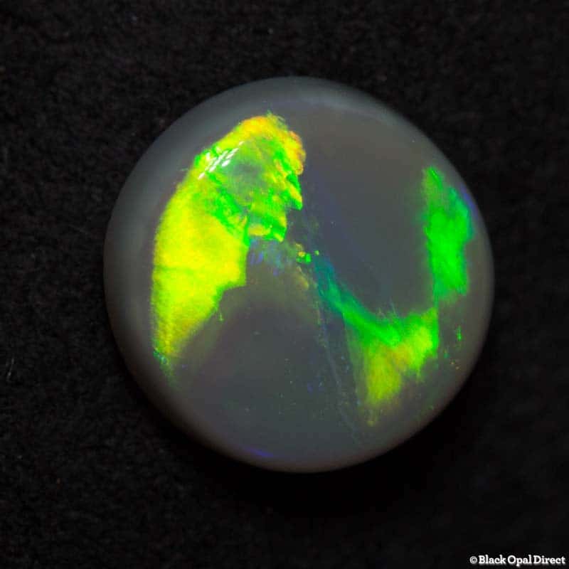 2.45 ct semi black opal 9.5x9x4mm