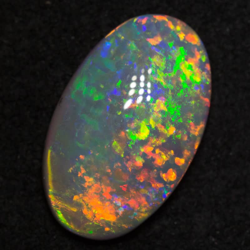 2.47 ct crystal opal 13.6x8.4x3.5mm