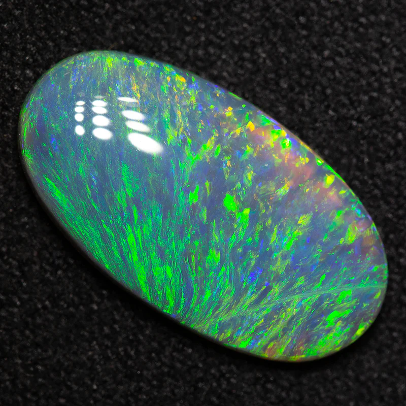 2.52 ct black opal 15.8x8.7x2.7mm
