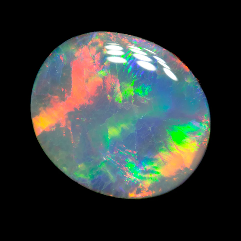 2.52 ct dark opal 12.5x10.7x3mm