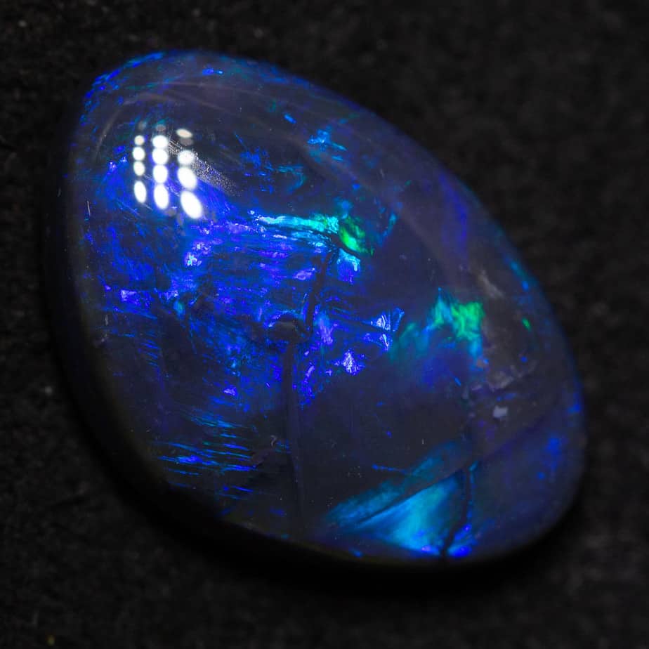 2.55 ct black opal 12.6x8.6x3.7mm