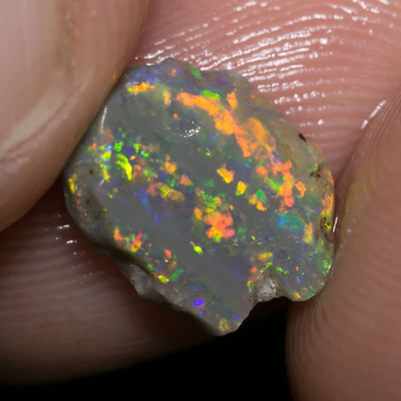 2.59 ct rough opal piece 11mm across