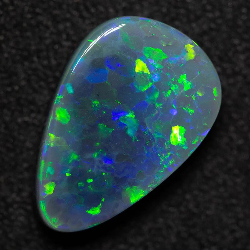 2.63 ct black opal 12.7x8.4x3.8mm