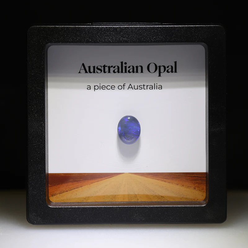 2.66 ct black opal treasure box