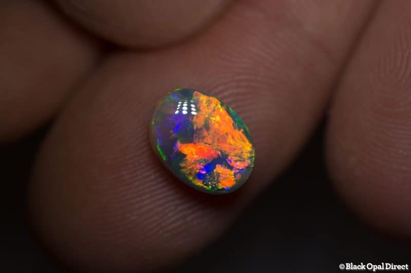 2.72 ct dark opal 10x7.5x5mm. AMY