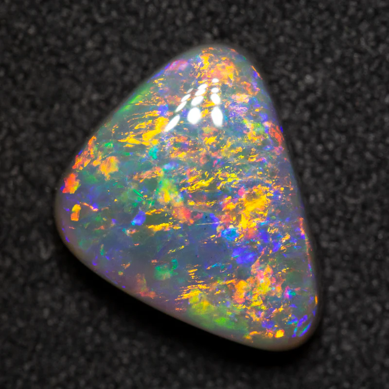 2.75 ct dark opal 11x10x4mm