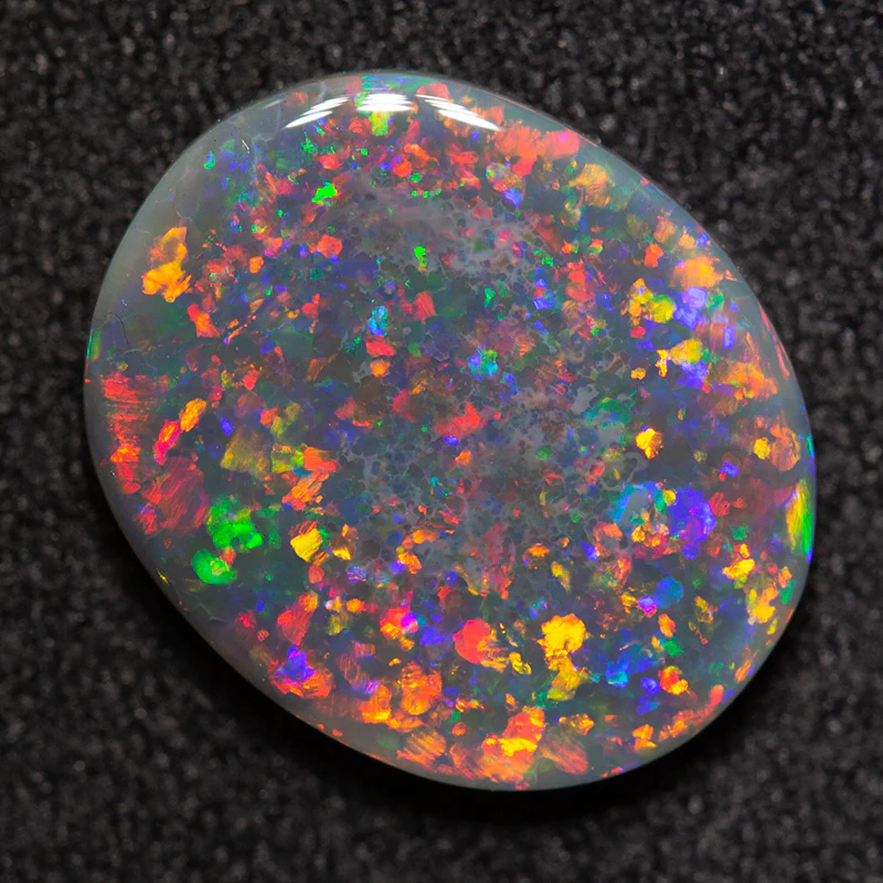 2.76 ct black opal 12.7x10.6x3mm