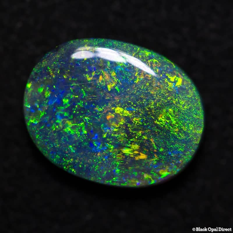2.80 ct black opal 12x9.5x3mm