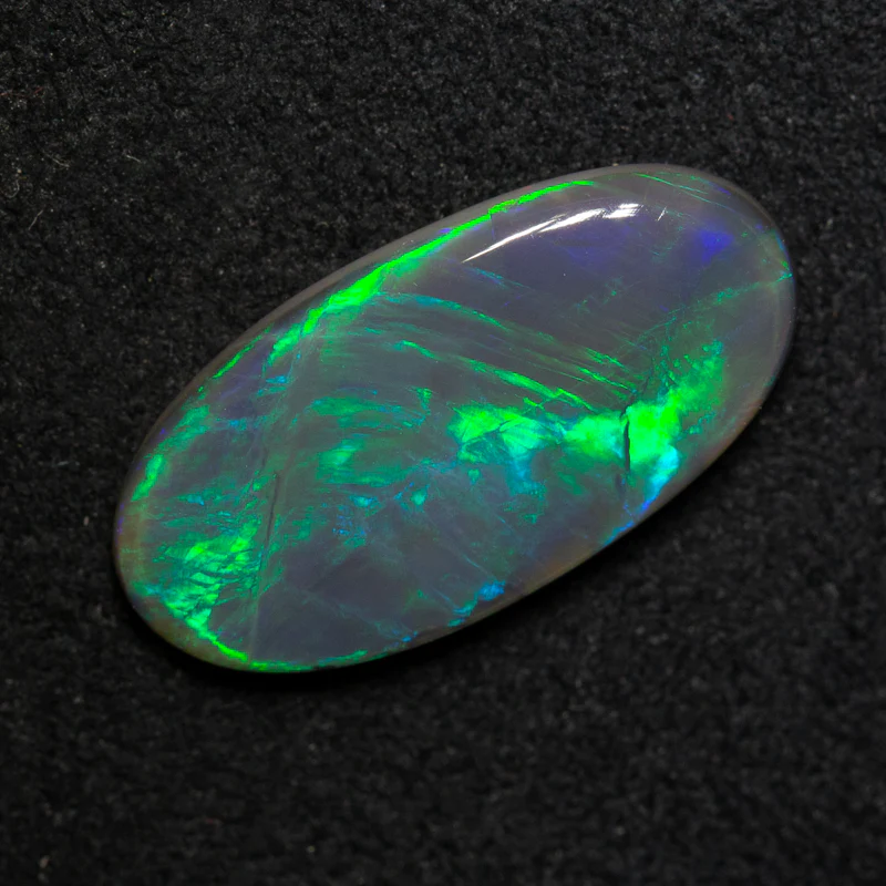 2.81 ct black opal 16.5x8.2x2.9mm