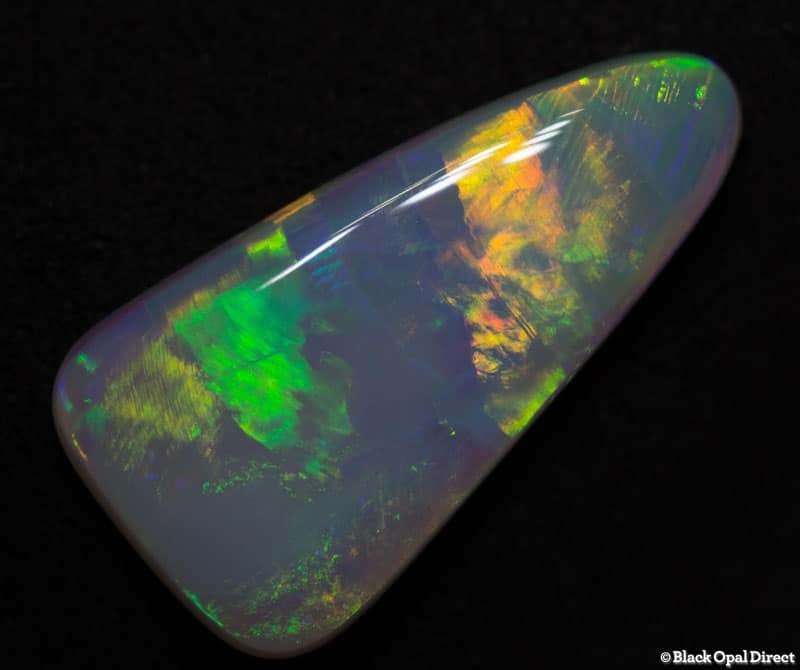 2.82 ct white opal 17x8.5x3mm