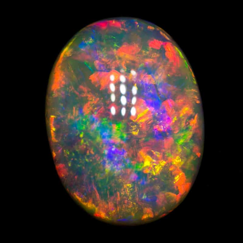 2.82ct gem crystal opal pink 11x8.5x4mm