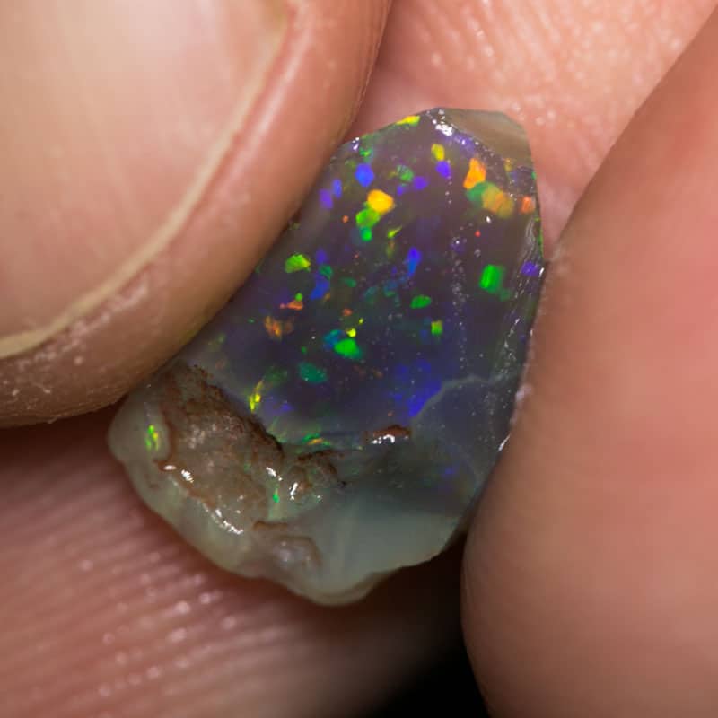 2.83 ct rough opal piece 12mm across