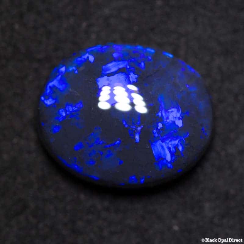 2.88 ct black opal 11x9x4mm
