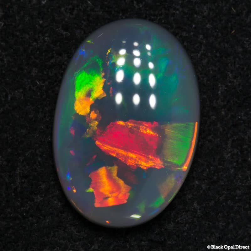 2.90 ct black opal 14x10x3.5mm