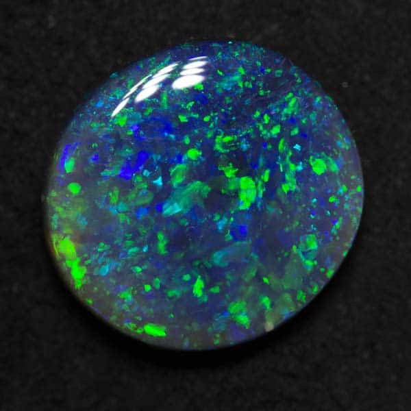 2.92 ct black opal 11x10.3x3.9mm