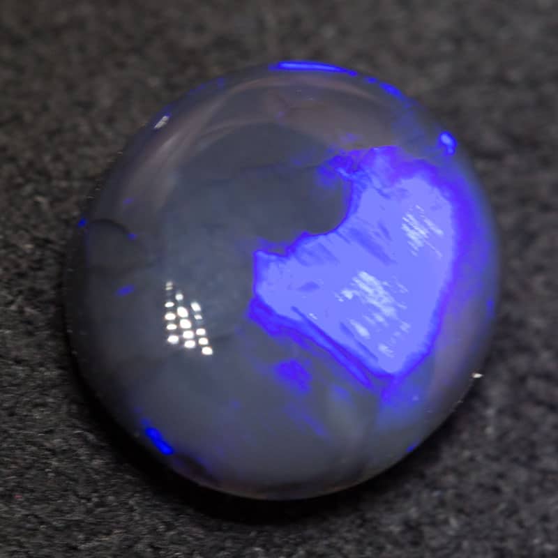 2.95 ct black crystal opal 10.5x9x4.5mm