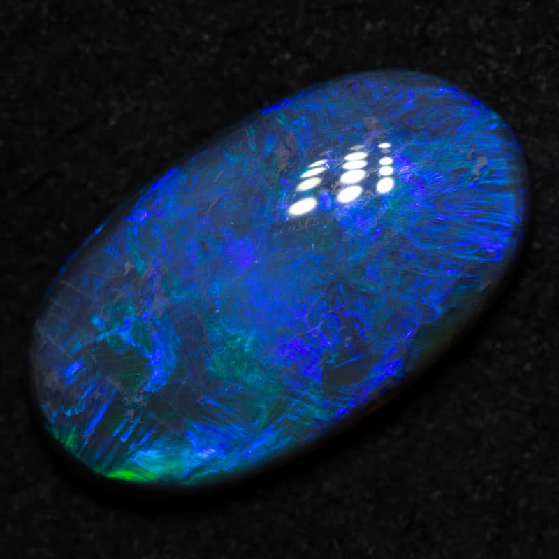 2.97 ct black opal 14.1x8.1x3.9mm