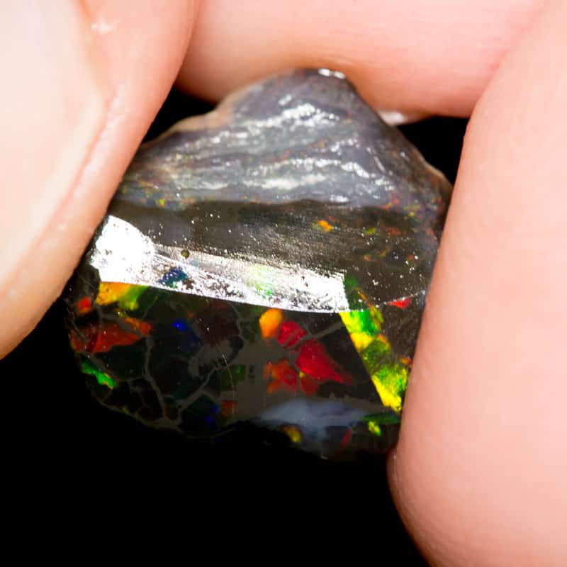 2.97 ct rough opal piece 13mm across