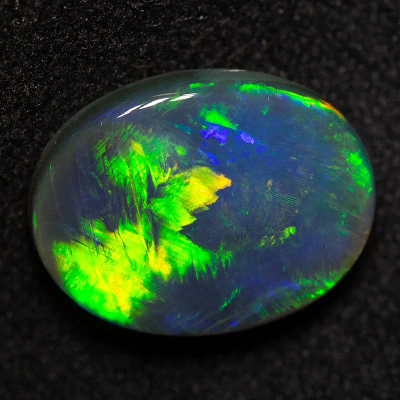 2.98 ct black opal 12.1x9.2x4mm