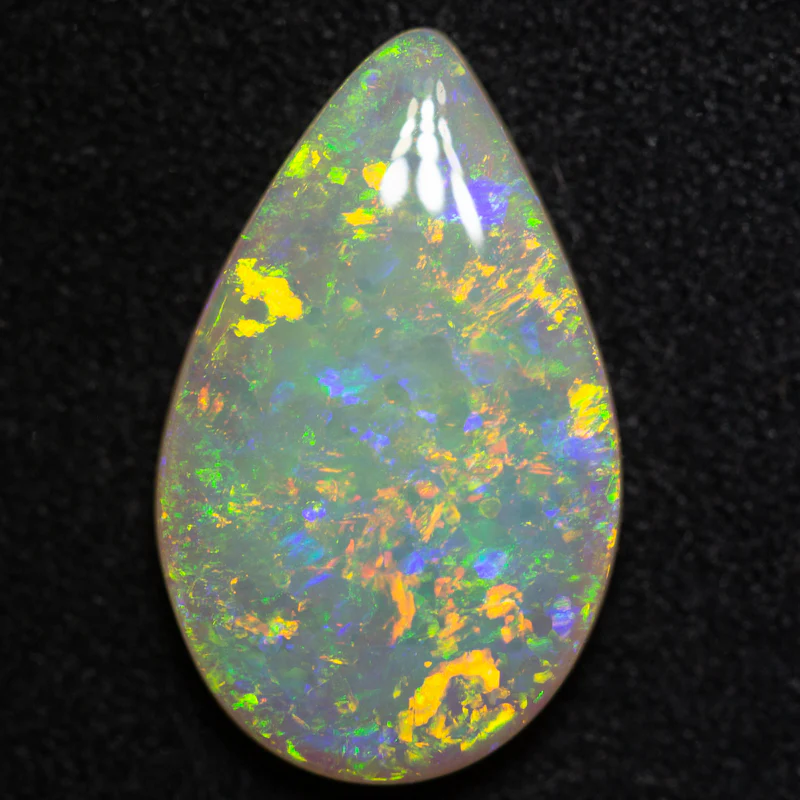 2.99 ct white opal 16x9.8x3.2mm