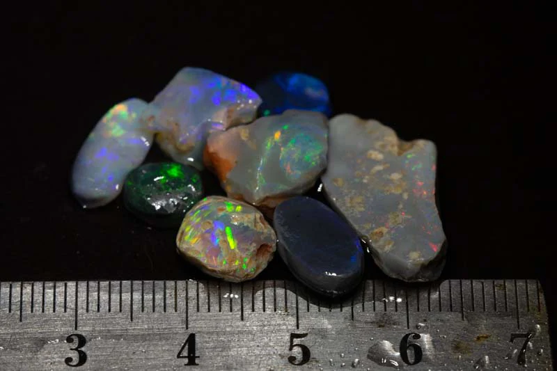 20.11 ct opal rubs 8pc